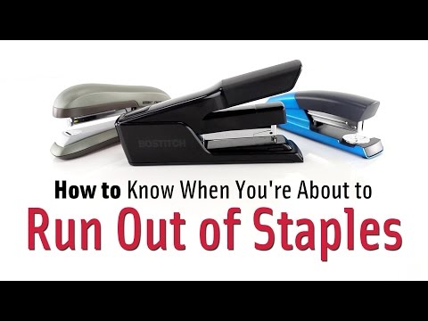 How to Know When You're About to Run Out of Staples