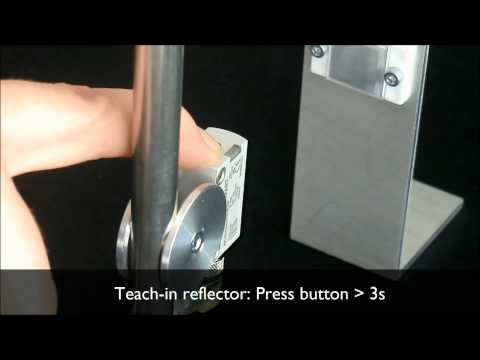 Retroreflective photoelectric sensor / transparent objects FR 25-RGO Reflec./Obj. Teach-in