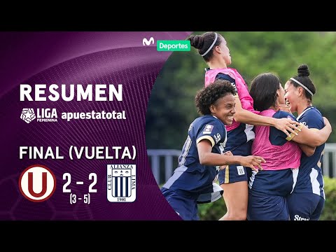 UNIVERSITARIO [1] 2-2 [3] ALIANZA LIMA | RESUMEN Y GOLES DE LA FINAL | LIGA FEMENINA 2025 🏆⚽🏃‍♀️