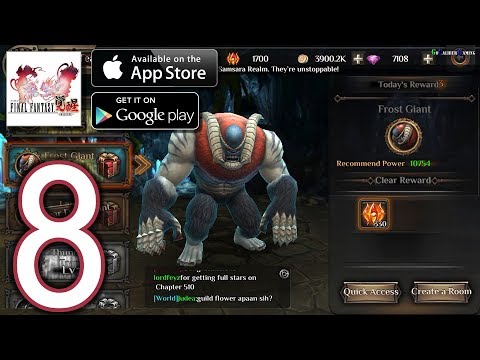 FINAL FANTASY AWAKENING Android iOS Walkthrough - Part 8 - Team Dungeon LV5 - LV20, Adv Hero Summon