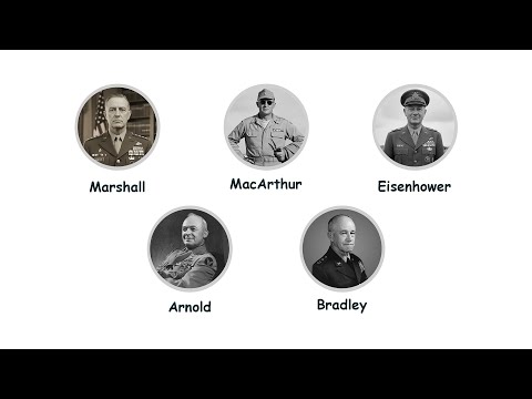 Every Five-Star General Explained in 5 Minutes | General of the Army
