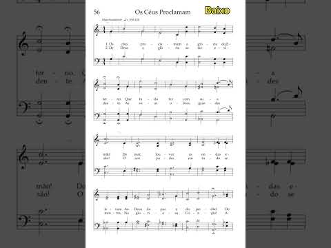Os Céus Proclamam | Baixo 🎹