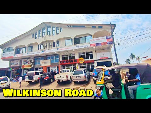 A BUSY ROAD - WILKINSON ROAD - FREETOWN WEST WALKAROUND 🇸🇱 Vlog 2023 - Explore With Triple-A