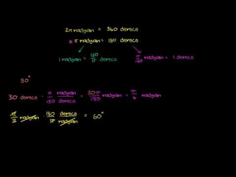 Radyan ve Derece (Trigonometri)