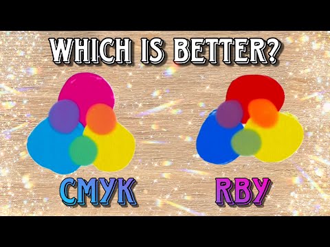 RBY vs. CMYK Color Wheels 🌹🪻🌻Is One Better Than the Other?