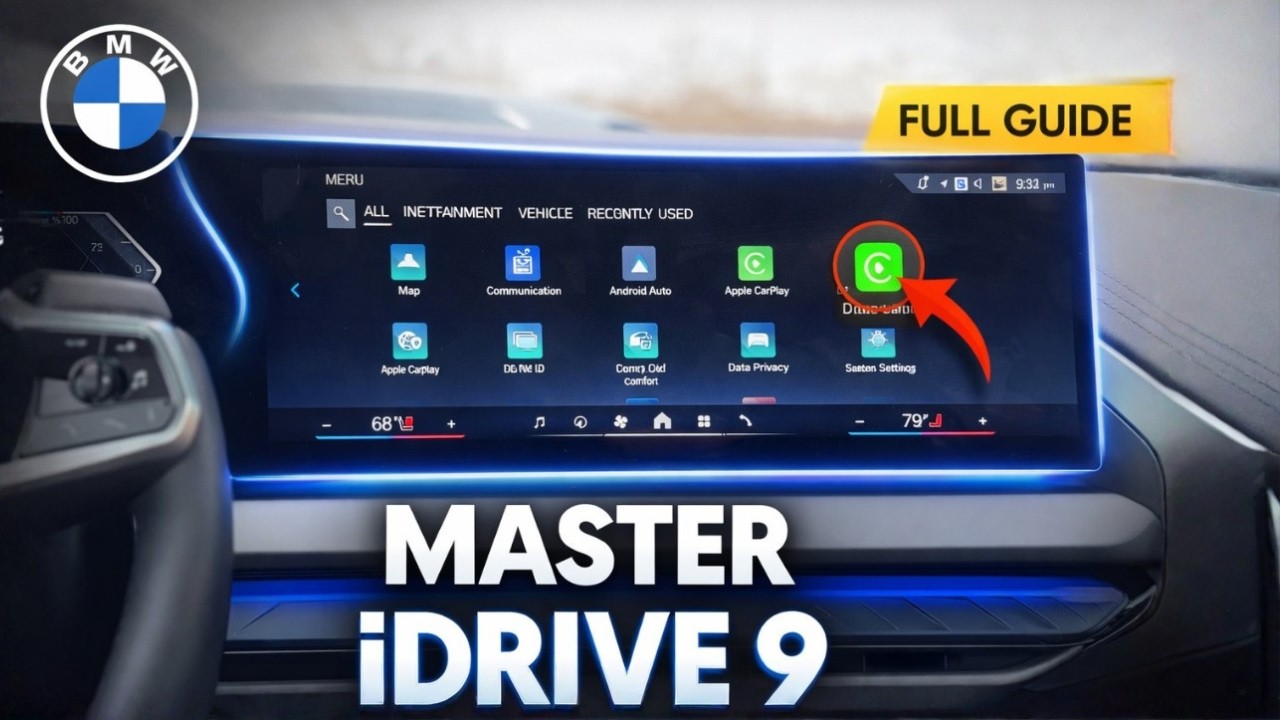 How To Use BMW iDrive 9: Tips, Tricks, Hidden Features!
