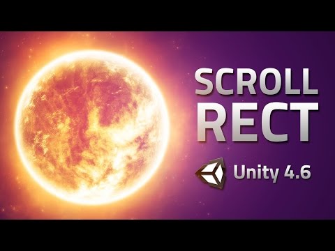 Content Scrolling - Unity 4.6 Tutorial