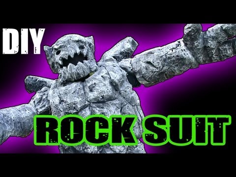 DIY Rock Monster Costume Build
