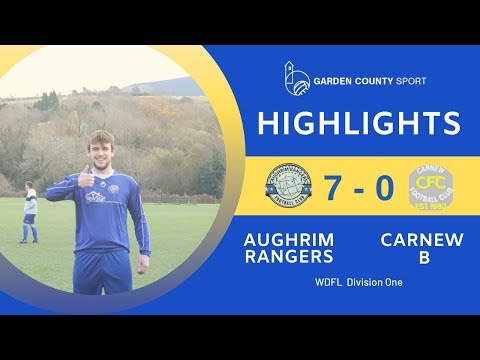 WDFL Division One - Aughrim Rangers 7 - 0 Carnew B | Highlights