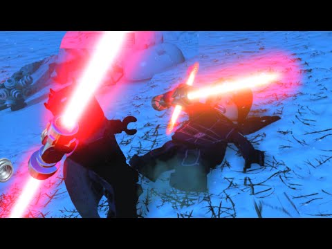 LEGO Star Wars The Force Awakens Darth Maul VS Kylo Ren Final Boss