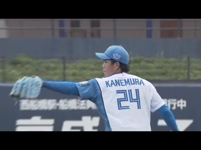 【ファーム】奪三振モード突入!? ファイターズ・金村尚真が回をまたいで3者連続三振!!  2023年9月29日 北海道日本ハムファイターズ 対 東京ヤクルトスワローズ