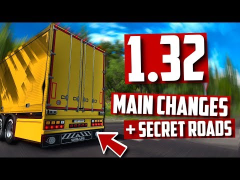 1.32 Open beta | ALL MAIN CHANGES! + Secret Roads! | Euro Truck Simulator 2 | Toast 🚚
