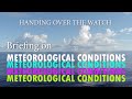 Briefing On Meteorological Conditions SMCP MARITIME ENGLISH 27 UASUPPLY