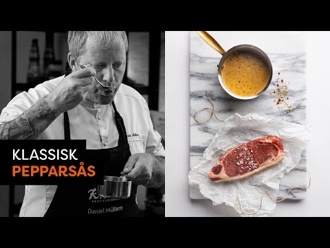 Daniel Müllern gör en klassisk pepparsås