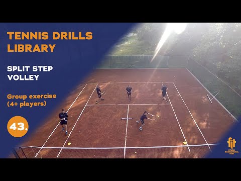GROUP DRILLS - SPLIT STEP AND VOLLEY