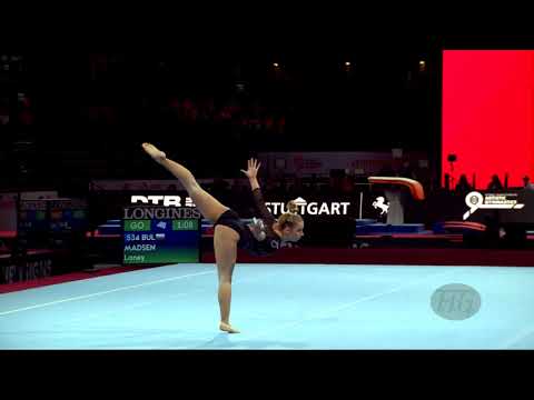 MADSEN Laney (BUL) - 2019 Artistic Worlds, Stuttgart (GER) - Qualifications Floor Exercise