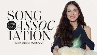 Olivia Rodrigo Sings Taylor Swift, No Doubt &amp; &quot;drivers license&quot; in a Game of Song Association | ELLE