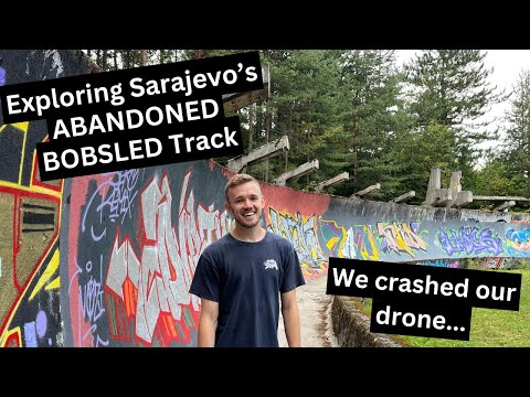 SARAJEVO'S ABANDONED OLYMPIC BOBSLED TRACK | Bosnia & Herzegovina Travel Vlog