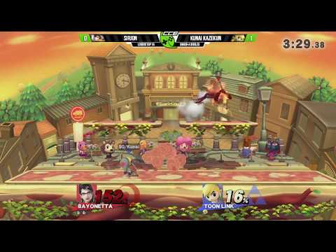 CCE:Subspace - SirJon (Bayonetta) Vs. Wolves.Kunai Kazekun (T.Link) - Losers Top 16 - Smash 4