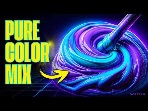 Oddly Satisfying Paint Mixing ASMR Compilation