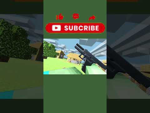 Deadly Minecraft Gun Reload and Shoot Animation