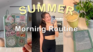 My Summer Morning Routine 2025 (breakfast meal prep, summer romance books)