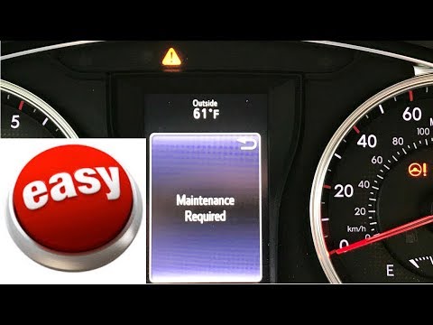Super Easy! | How To Reset Toyota Camry Maintenance Required Light (2015-2017)
