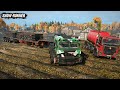 Snowrunner Truck With Heavy Trailer Delivery Gameplay Gaming Games AVGames