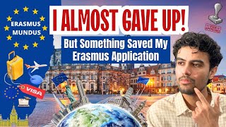 Download lagu I Almost Gave Up on Erasmus Mundus — This Is What Saved My Application mp3