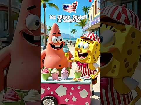 Spongebob & Patrick SELL ICE CREAM?! You Won't BELIEVE What Happens! #icecream