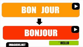 [HD] French pronunciation # BONJOUR
