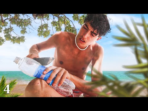 Sobreviviendo 7 Días En Una Isla Desierta - Día 4