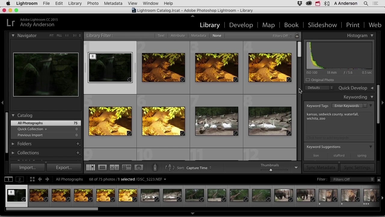 Integrating Lightroom with Photoshop Tutorial - Editing Images in Lightroom