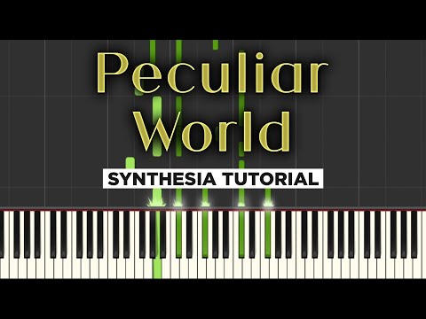 Frederic Bernard - Peculiar World [Piano Tutorial] (Synthesia) (+ Sheet Music)