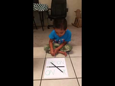 Charlie Charlie challenge by a kid (Charlie Ghost)
