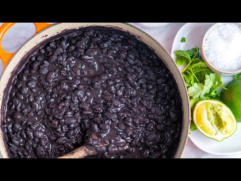 How to Cook Black Beans From Scratch (Stovetop and Instant Pot)