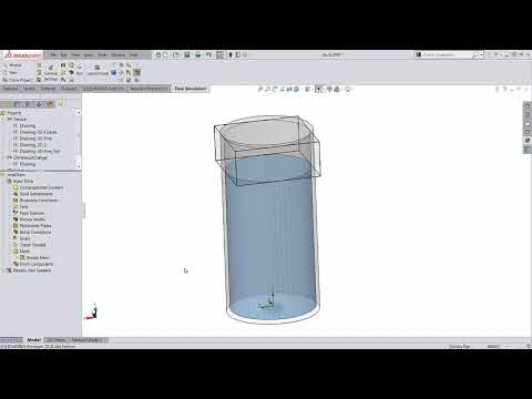 SOLIDWORKS Flow Simulation - Free Surface Flow