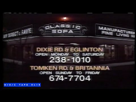 WOC Tape 0413 Local Commercials Compilation - 1987