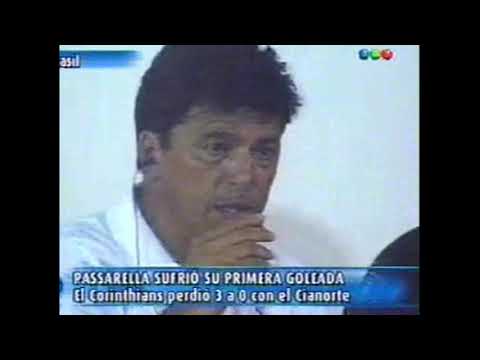 09.03.2005. Brasil. Corinthians 0 - 3 Cianorte (Debut con derrota para Passarella)
