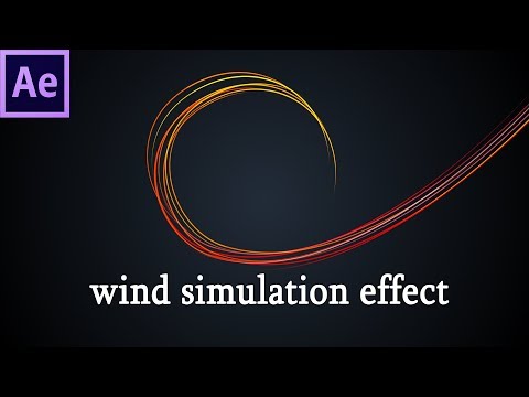 Wind simulation effect use Motion Path Particular in After Effects - 31