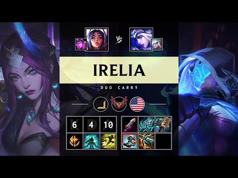 Irelia ADC vs Ashe - NA Grandmaster Patch 25.12