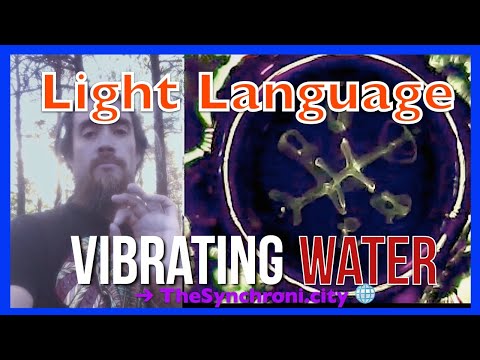Visible "Light Language" In Vibrating Water #4