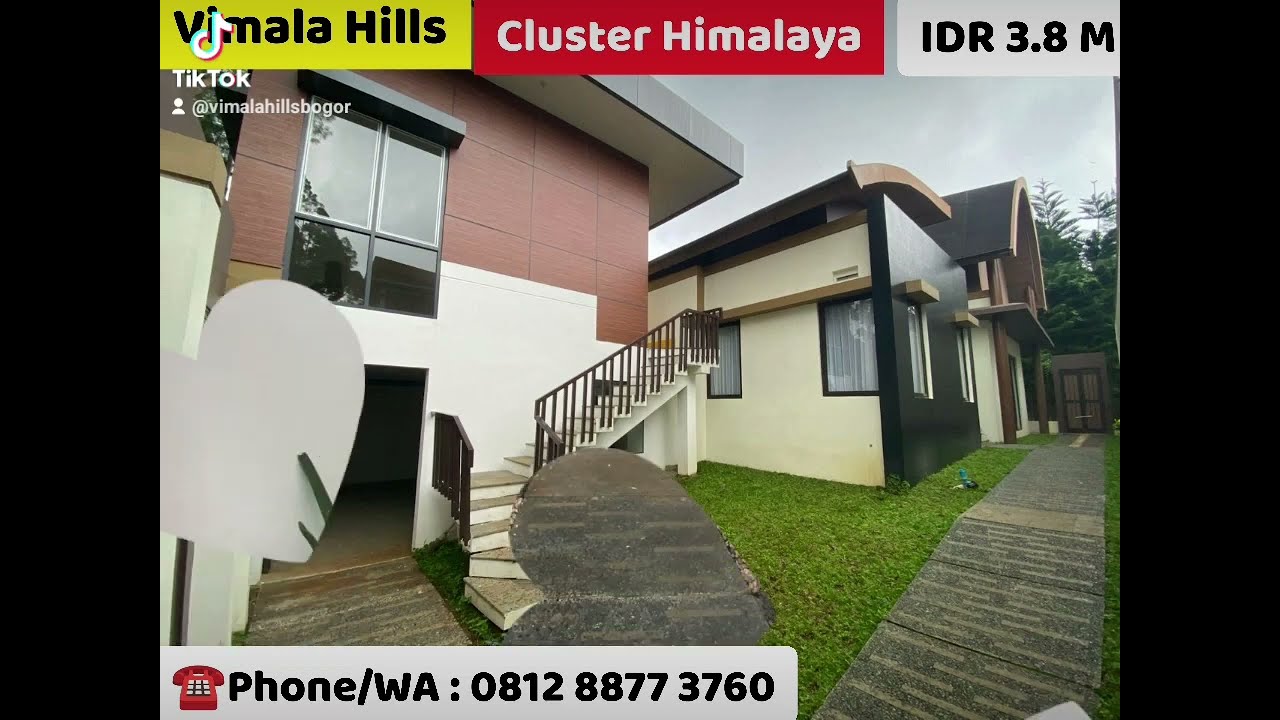 House in Vimala Hills, Puncak Bogor - HIMALAYA Cluster