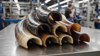 Dari Limbah Jadi Karya Seni: Proses Transformasi Tanduk Sapi Menjadi Dekorasi Mewah