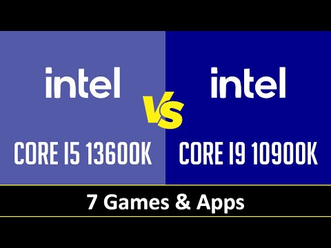 CORE I5 13600K vs CORE I9 10900K - Apps & Gaming 1080p 1440p (RTX 4090)