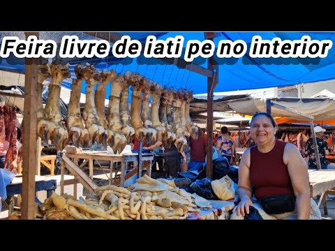 Feira livre de iati no interior de Pernambuco e trabalhar para muita gente 