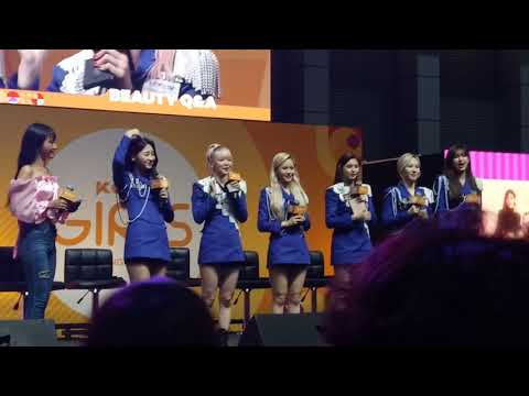 [EVERGLOW] 190928 Kcon Thailand BEAUTY Q&A Kcon girls stage