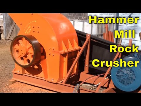 Hammermühle zum Zerkleinern von Ziegeln, Beton, Schlackenblöcken, Recycling, Zerkleinern von Golderz
