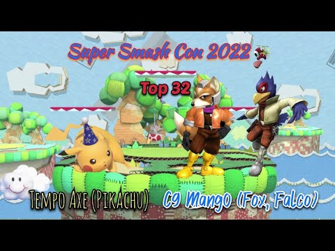 Super Smash Brothers Melee: Mang0 Vs. Axe Winners Top 32 (Super Smash Con 2022)
