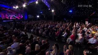 Shane Filan performing &quot;Heaven&quot; at the Rose of Tralee.